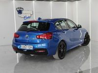 Begagnad BMW 118 Shadowline 150 HK (110 kW) 2017 Blå Halvkombi