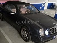Usado Mercedes CLK430 Elegance 279 CV (205 kW) 2000 Azul Descapotable