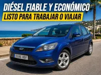 Usado Ford Focus Trend 109 CV (80 kW) 2011 Azul Utilitario