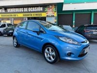 Usado Ford Fiesta Trend 96 CV (70 kW) 2009 Azul Utilitario