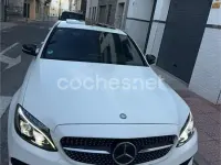 Usado Mercedes C220 AMG line 170 CV (125 kW) 2014 Blanco Berlina