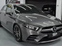 Usado Mercedes A35 AMG 306 CV (225 kW) 2019 Gris / plata Berlina