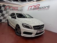 Usado Mercedes A180 AMG line 109 CV (80 kW) 2015 Blanco Berlina