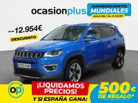 Usado Jeep Compass Limited 170 CV (125 kW) 2018 Azul SUV