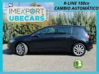 Usado VW Golf VII R-line 150 CV (110 kW) 2019 Negro Utilitario