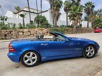 Usado Mercedes SLK200 163 CV (119 kW) 2000 Azul Descapotable