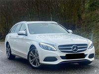 Usado Mercedes C220 Exclusive 170 CV (125 kW) 2017 Blanco Familiar