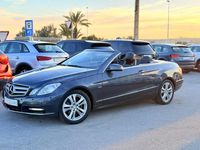 Usado Mercedes E220 170 CV (125 kW) 2014 Gris / plata Descapotable