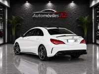 Occasion Mercedes CLA200 AMG line 136 PK (100 kW) 2015 Wit Coupé