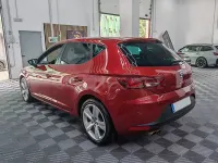 Usado Seat Leon FR 125 CV (91 kW) 2016 Granate Berlina
