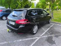 Usado Peugeot 308 SW Style 130 CV (95 kW) 2017 Negro Familiar