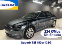 Usado Skoda Superb Ambition 150 CV (110 kW) 2017 Gris / plata Berlina