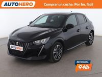 Usado Peugeot 208 Allure 102 CV (75 kW) 2021 Negro Utilitario