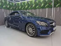 Usado Mercedes C220 170 CV (125 kW) 2018 Azul Descapotable