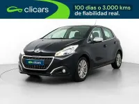 Usado Peugeot 208 Signature Sky 110 CV (80 kW) 2018 Negro Utilitario
