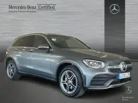 Usado Mercedes GLC220 AMG line 194 CV (142 kW) 2022 Gris / plata SUV