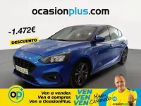Usado Ford Focus ST-Line 120 CV (88 kW) 2020 Azul Berlina