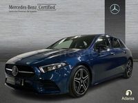 Usado Mercedes A180 AMG line 116 CV (85 kW) 2022 Azul denim Berlina