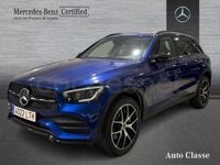 Usado Mercedes GLC300e AMG line 306 CV (225 kW) 2021 Azul brillante SUV