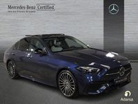 Usado Mercedes C220 AMG line 200 CV (147 kW) 2024 Azul sodalita