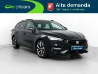 Usado Seat Leon ST FR 150 CV (110 kW) 2021 Negro Familiar
