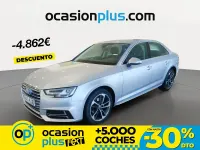 Usado Audi A4 S-Line 150 CV (110 kW) 2018 Gris Berlina