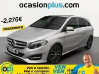 Usado Mercedes B180 109 CV (80 kW) 2017 Plateado Monovolumen