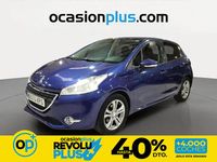 Usado Peugeot 208 Active 82 CV (60 kW) 2013 Azul Utilitario