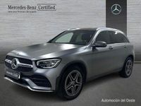 Usado Mercedes GLC200 AMG line 165 CV (121 kW) 2020 Gris selenita SUV