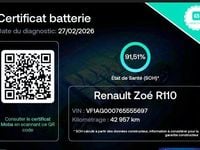 Usado Renault Zoe Business 80 kW (109 CV) 2020 Blanco Utilitario