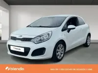 Usado Kia Rio 85 CV (62 kW) 2014 Blanco Utilitario