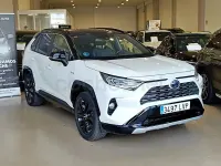 Usado Toyota RAV4 Hybrid Style 218 CV (160 kW) 2021 Blanco SUV