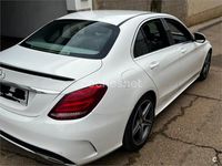 Usado Mercedes C220 170 CV (125 kW) 2017 Blanco Berlina