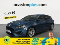 Usado Ford Focus ST-Line 125 CV (91 kW) 2019 Azul Berlina