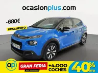 Usado Citroën C3 Feel 82 CV (60 kW) 2018 Azul Utilitario