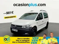 Usado VW Caddy 102 CV (75 kW) 2017 Blanco Monovolumen
