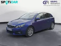 Usado Peugeot 308 Style 130 CV (95 kW) 2020 Azul Berlina