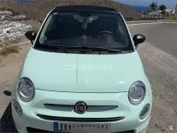 Usado Fiat 500C Pop 69 CV (50 kW) 2018 Azul Descapotable