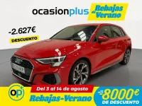 Usado Audi A3 S-Line 150 CV (110 kW) 2022 Rojo Berlina