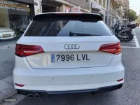 Usado Audi A3 149 CV (109 kW) 2018 Blanco Berlina