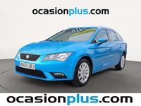 Usado Seat Leon ST Style 125 CV (91 kW) 2016 Azul Familiar