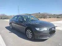 Usado Audi A6 177 CV (130 kW) 2014 Gris / plata Berlina