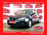 Usado Seat Ibiza Style 86 CV (63 kW) 2012 Negro Berlina
