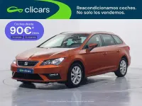Usado Seat Leon ST Style 110 CV (80 kW) 2018 Naranja Familiar