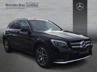 Usado Mercedes GLC220 170 CV (125 kW) 2019 Negro SUV