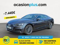 Usado Audi A5 S-Line 190 CV (139 kW) 2018 Gris Coupe