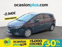 Usado Opel Zafira Selective 120 CV (88 kW) 2017 Negro Monovolumen