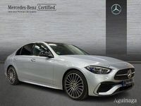 Usado Mercedes C220 AMG line 200 CV (147 kW) 2024 Plata hightech