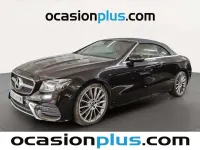 Usado Mercedes E220 AMG 194 CV (142 kW) 2019 Negro Descapotable
