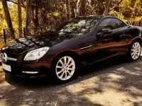 Usado Mercedes SLK200 AMG Edition 1 184 CV (135 kW) 2013 Negro Descapotable
